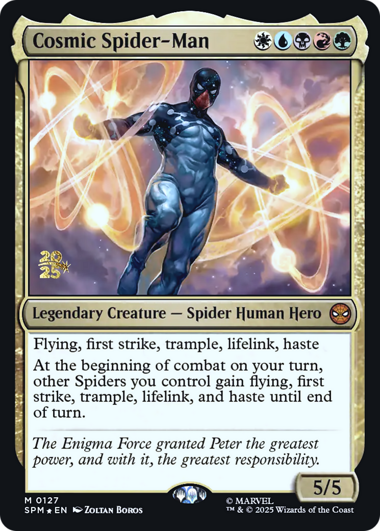 Cosmic Spider-Man (0127) (Prerelease) - Foil pspm