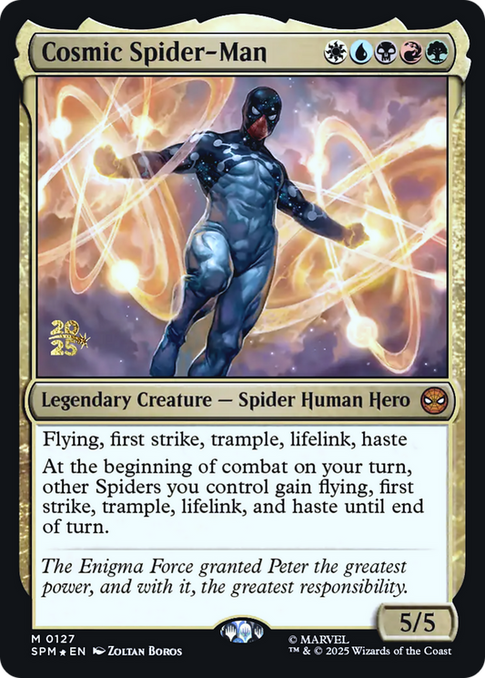 Cosmic Spider-Man (0127) (Prerelease) - Foil pspm