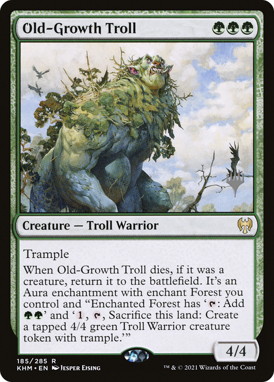 Old-Growth Troll (185) (Promo Pack) - Foil