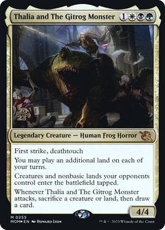 Thalia and The Gitrog Monster (0255) (Prerelease) - Foil