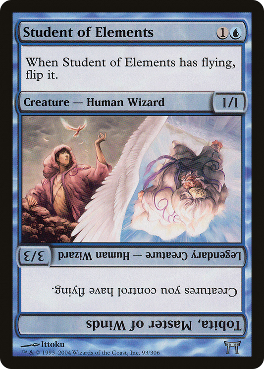 Student of Elements // Tobita, Master of Winds - Foil