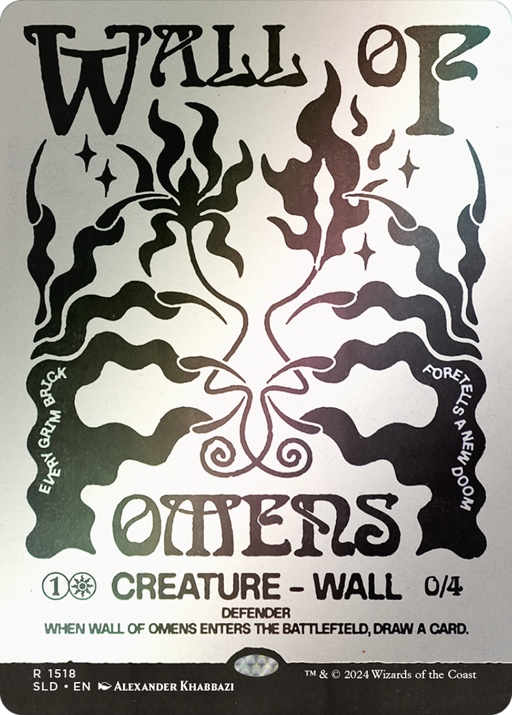 Wall of Omens (1518) (Showcase) - Rainbow Foil