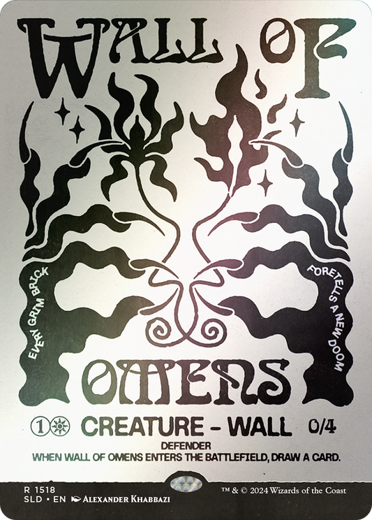 Wall of Omens (1518) (Showcase) - Rainbow Foil