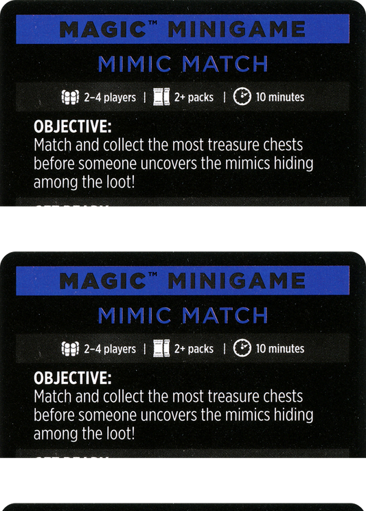 Magic Minigame: Mimic Match (002) (MCLB)