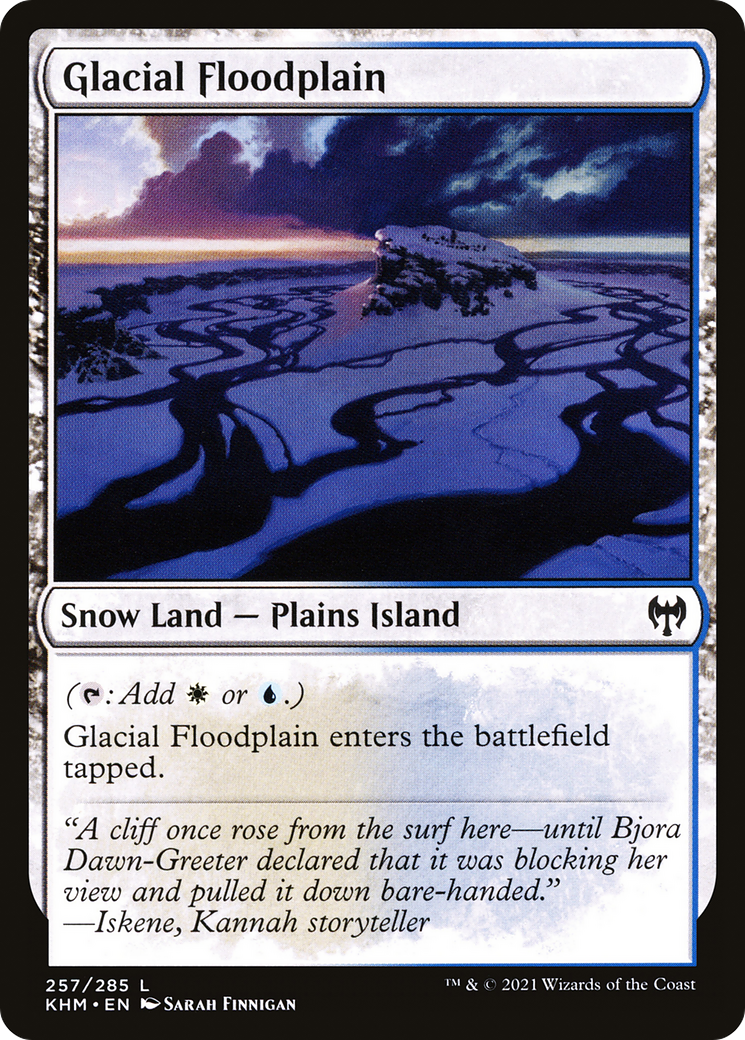 Glacial Floodplain - Foil