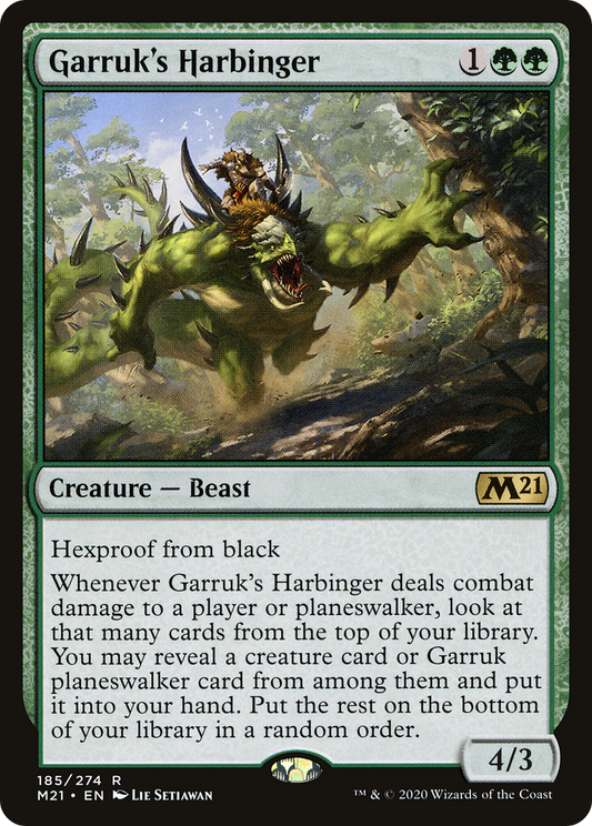 Garruk's Harbinger - Foil