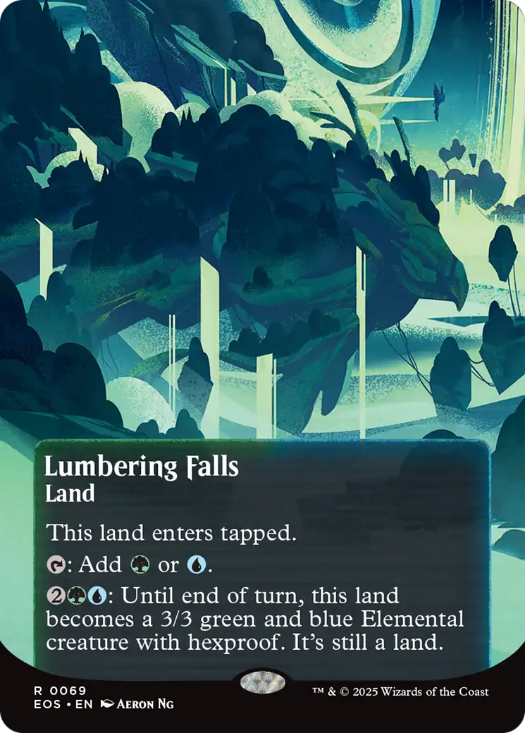 Lumbering Falls (0069) (Borderless) - Foil