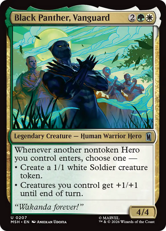Black Panther, Vanguard (0207) (MSH) - Foil
