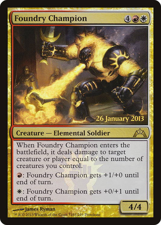 Foundry Champion (165) (Prerelease) - Foil