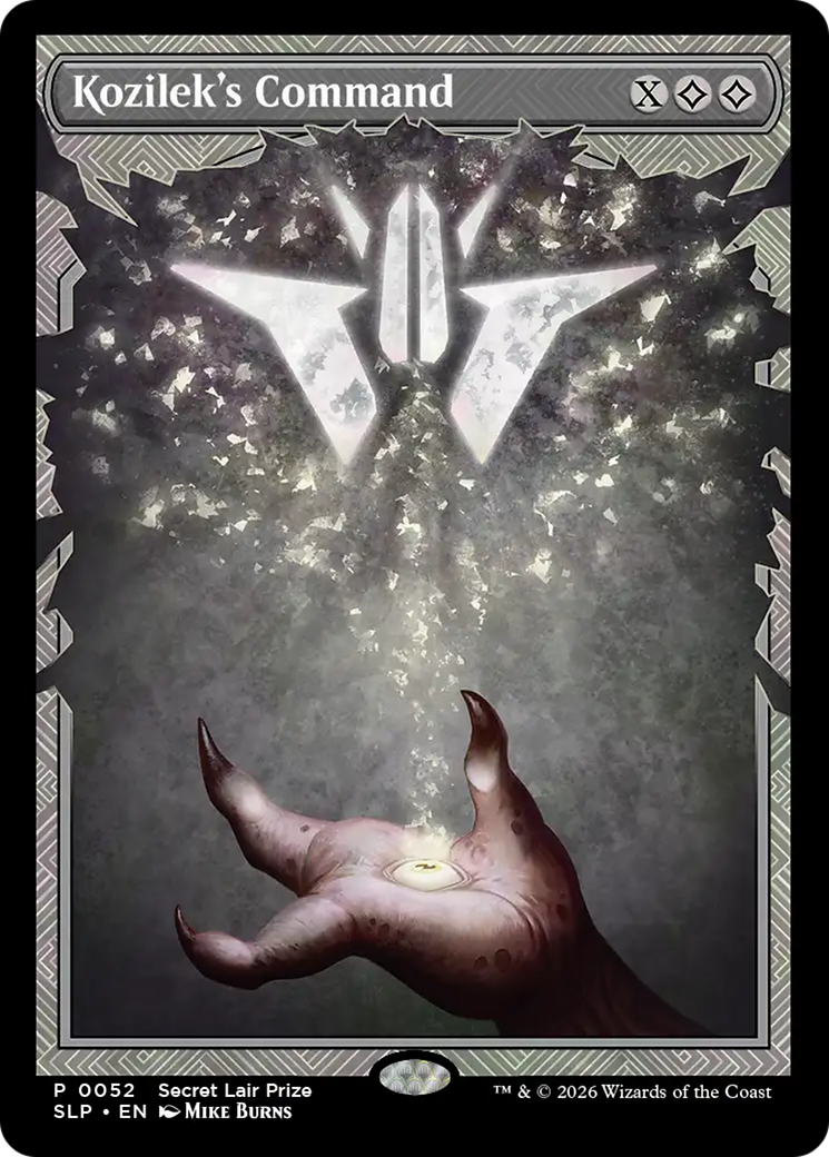 Kozilek's Command (0052) (Showcase) (SLP) - Foil