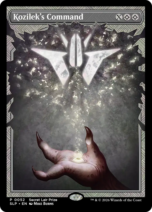 Kozilek's Command (0052) (Showcase) (SLP) - Foil