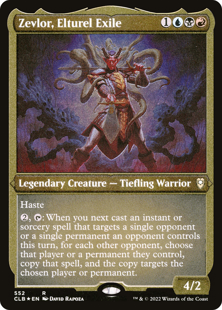 Zevlor, Elturel Exile - Foil Etched