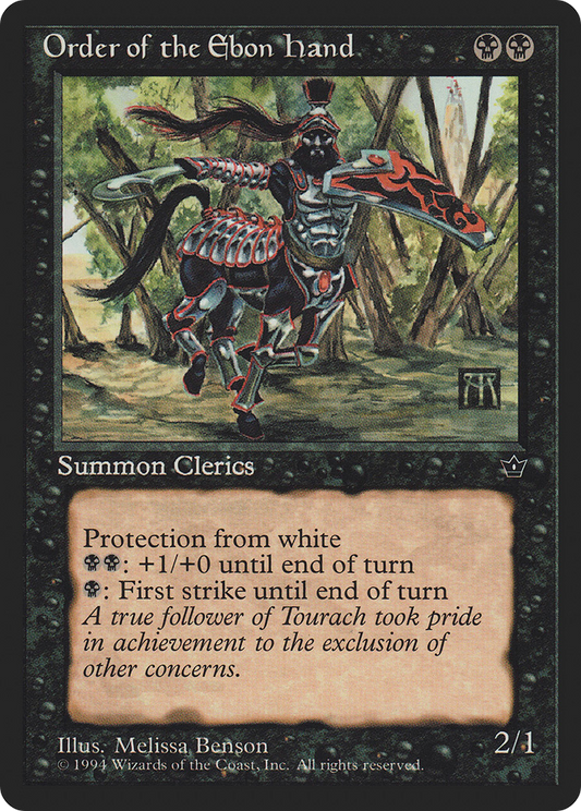 Order of the Ebon Hand (Illus. Melissa Benson)
