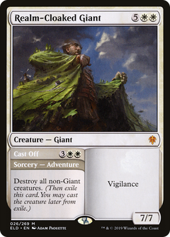 Realm-Cloaked Giant // Cast Off - Foil