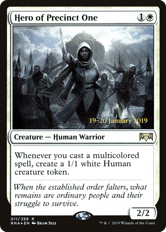 Hero of Precinct One (011) (Prerelease) - Foil