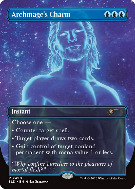 Archmage's Charm (2490) (Borderless) (SLD) - Foil