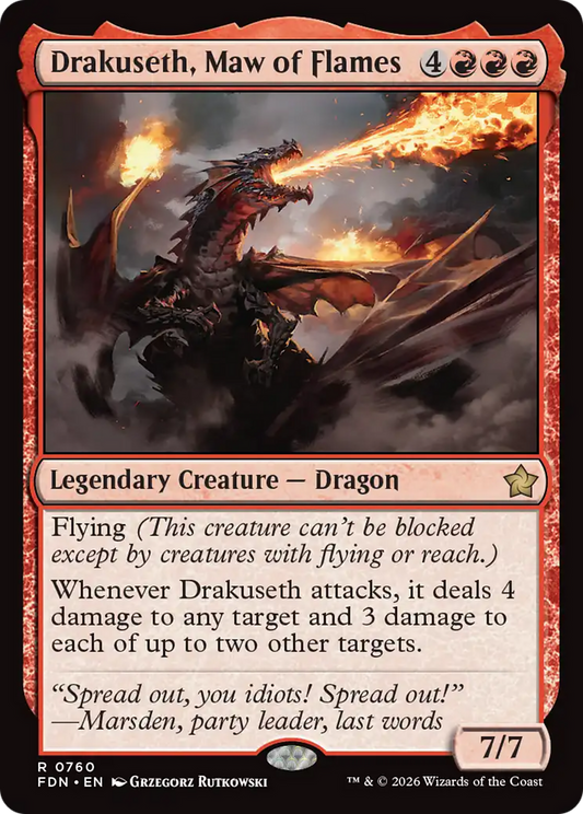 Drakuseth, Maw of Flames (0760) (FDN)