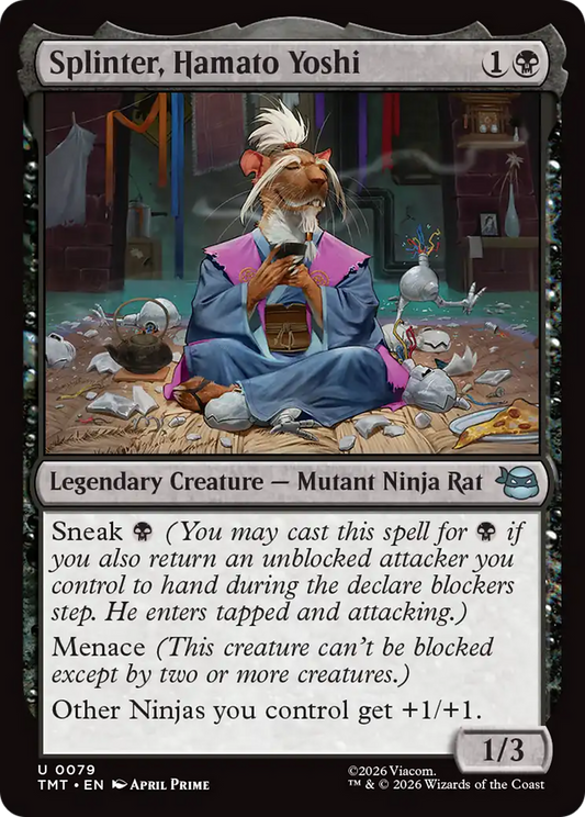 Splinter, Hamato Yoshi (TMT) - Foil