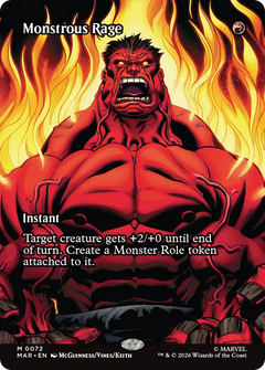 Monstrous Rage (0072) (Borderless) (MAR) - Foil