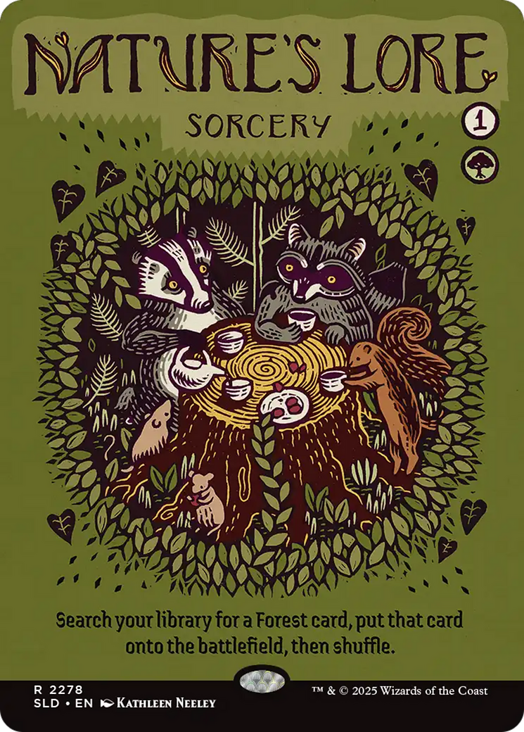 Nature's Lore (2278) (Showcase) (SLD) - Foil