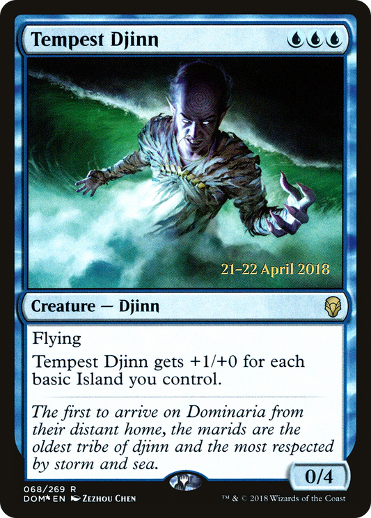 Tempest Djinn (068) (Prerelease) - Foil