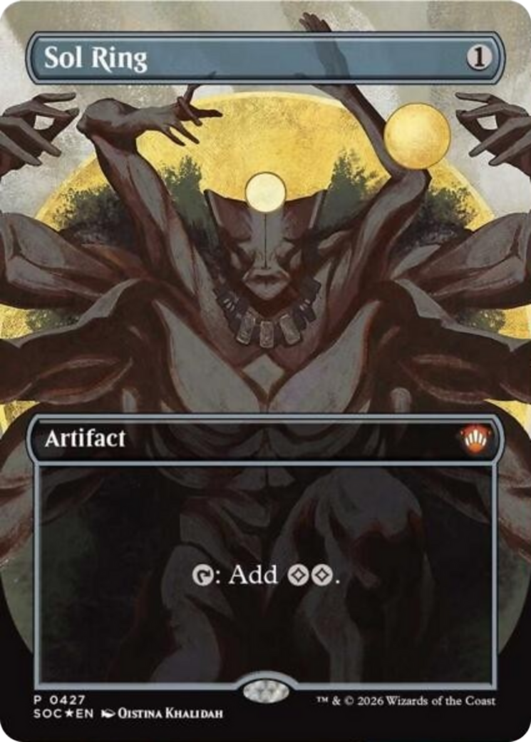 Sol Ring (0427) (Borderless) (SOC) - Foil
