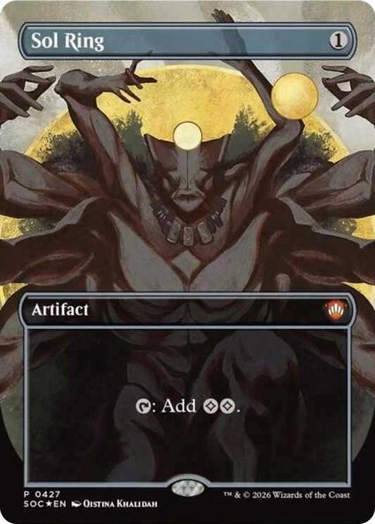 Sol Ring (0427) (Borderless) (SOC) - Foil
