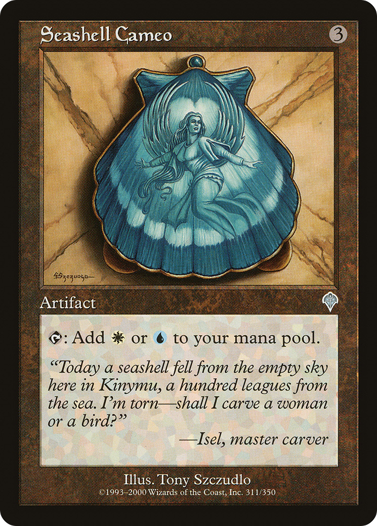 Seashell Cameo - Foil