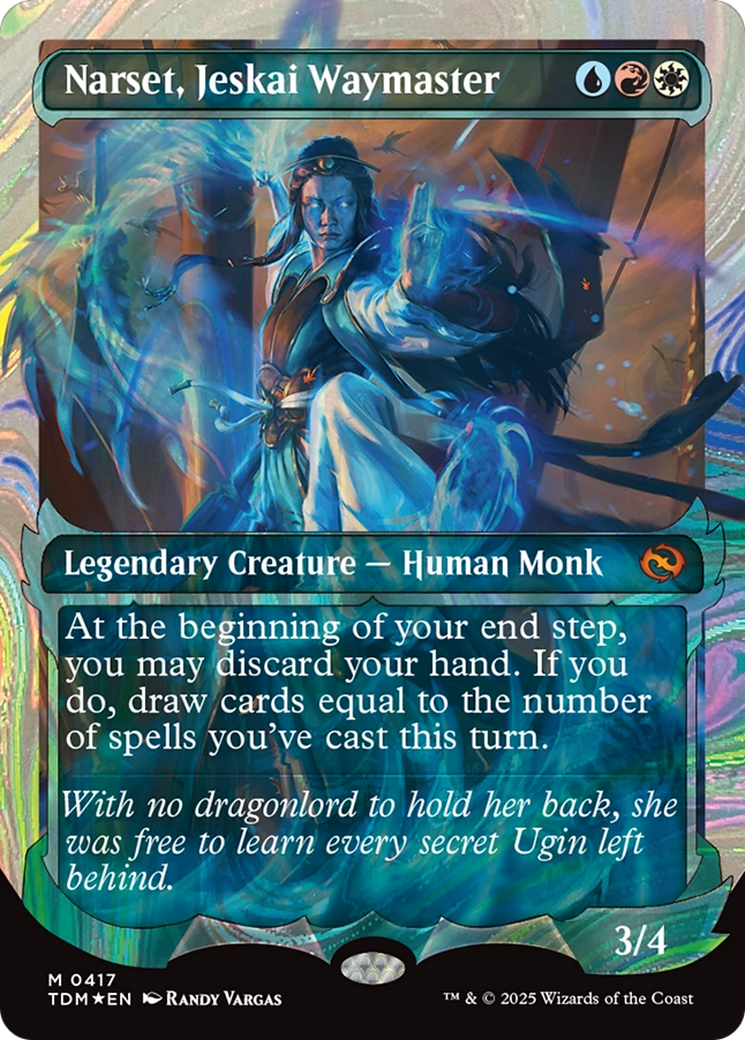 Narset, Jeskai Waymaster (0417) (Showcase) - Halo Foil