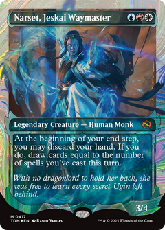Narset, Jeskai Waymaster (0417) (Showcase) - Halo Foil