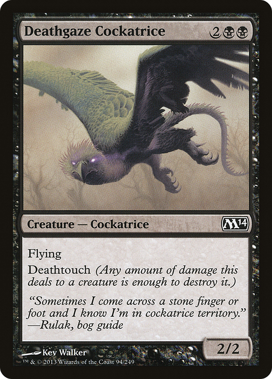 Deathgaze Cockatrice - Foil