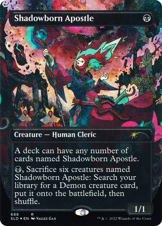 Shadowborn Apostle (688) (Borderless) - Foil