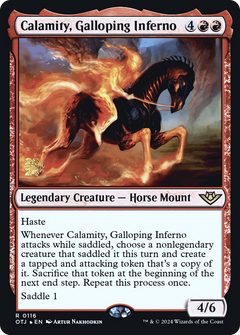 Calamity, Galloping Inferno (0116) (Prerelease) - Foil