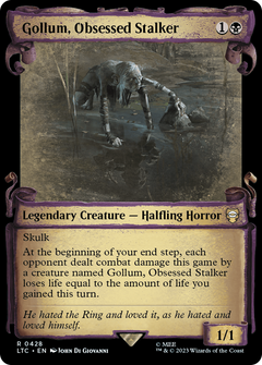 Gollum, Obsessed Stalker (0428) (Showcase) - Silver Foil