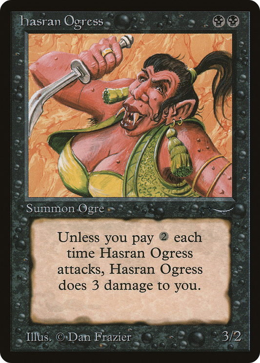 Hasran Ogress (Dark Mana Symbol)