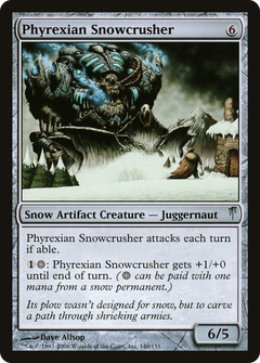 Phyrexian Snowcrusher - Foil