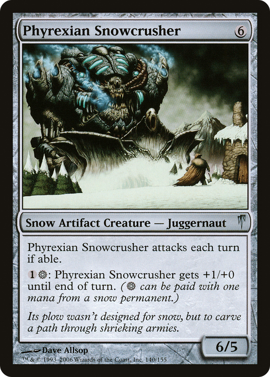 Phyrexian Snowcrusher - Foil