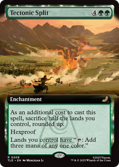 Tectonic Split (0208) (Extended Art) - Foil tle