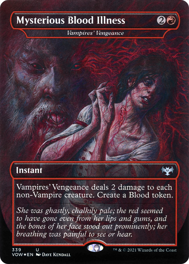 Mysterious Blood Illness [Vampires' Vengeance] (339) - Foil