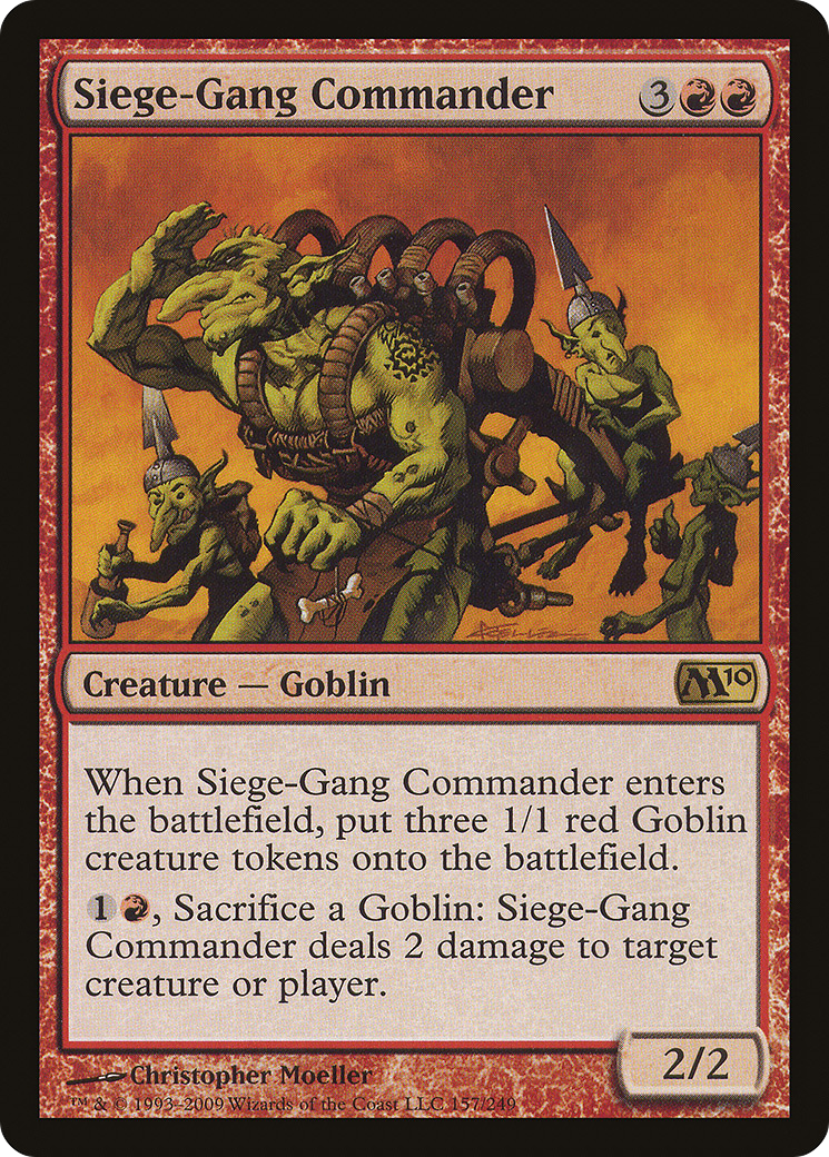 Siege-Gang Commander - Foil
