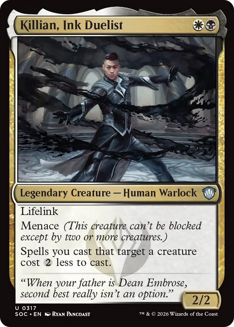 Killian, Ink Duelist (SOC)