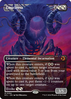 Emptiness (0294) (Borderless) - Foil ecl