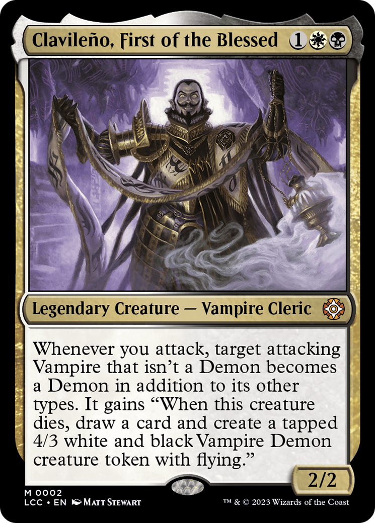 Clavileno, First of the Blessed - Foil