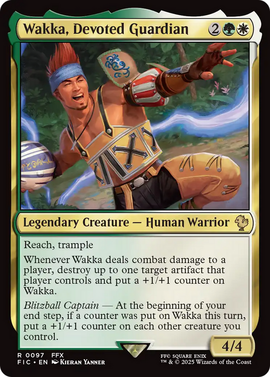 Wakka, Devoted Guardian - Surge Foil
