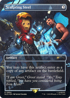 Sculpting Steel (0864) (Borderless) - Foil