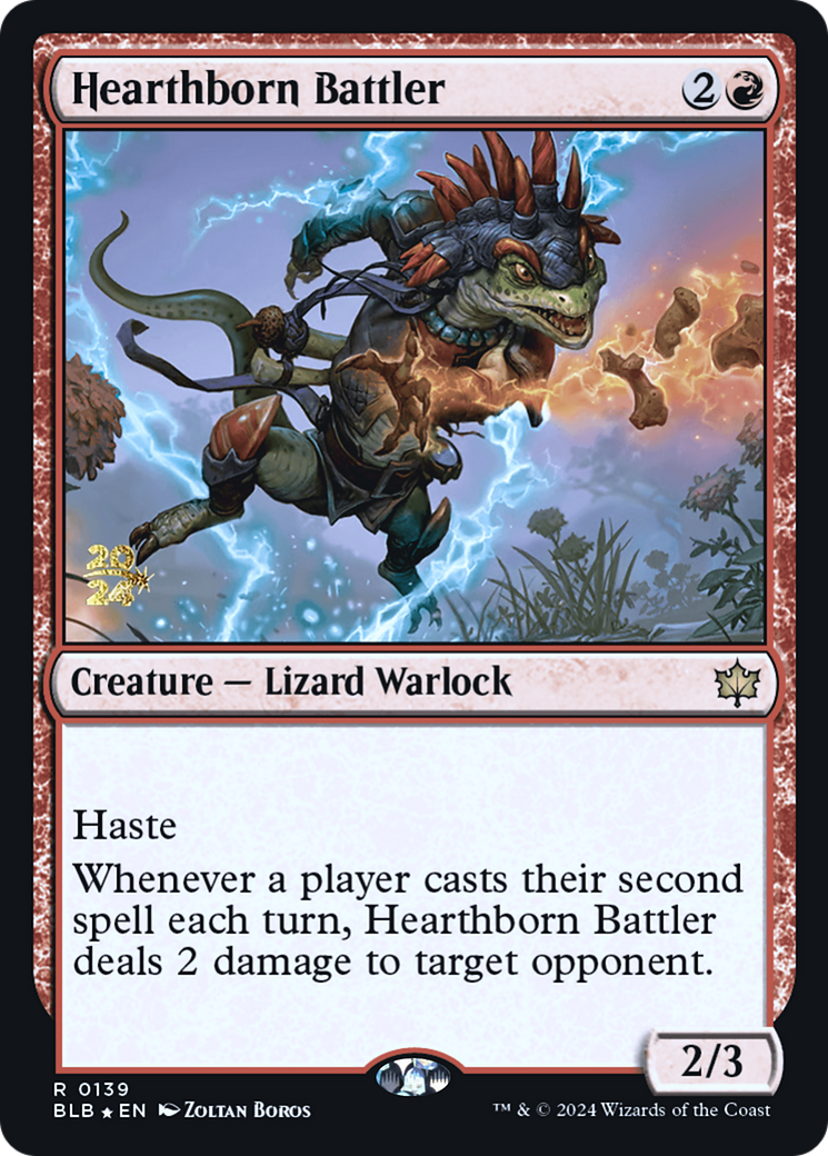 Hearthborn Battler (0139) (Prerelease) - Foil