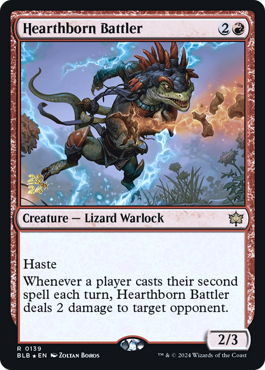 Hearthborn Battler (0139) (Prerelease) - Foil