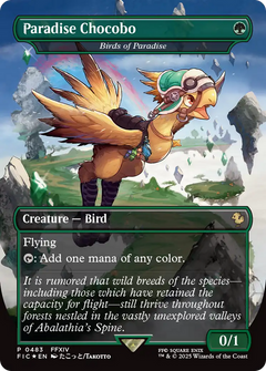Paradise Chocobo [Birds of Paradise] (0483) (Borderless) - Chocobo Track Foil fic