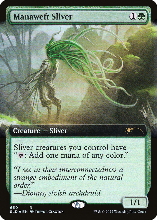 Manaweft Sliver (650) (Extended Art) - Foil