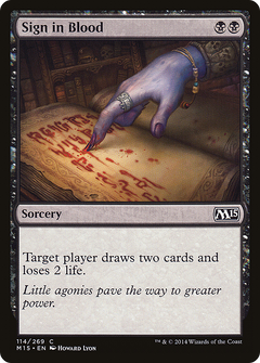 Sign in Blood - Foil